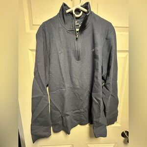 Vineyard Vines Saltwater Men's Deep Bay Quarter Zip Sweater